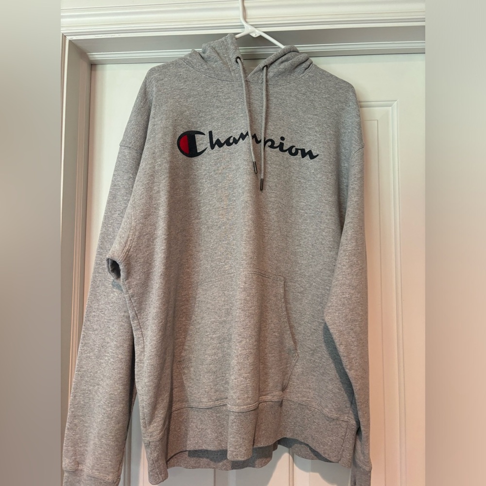 Champion grey hoodie